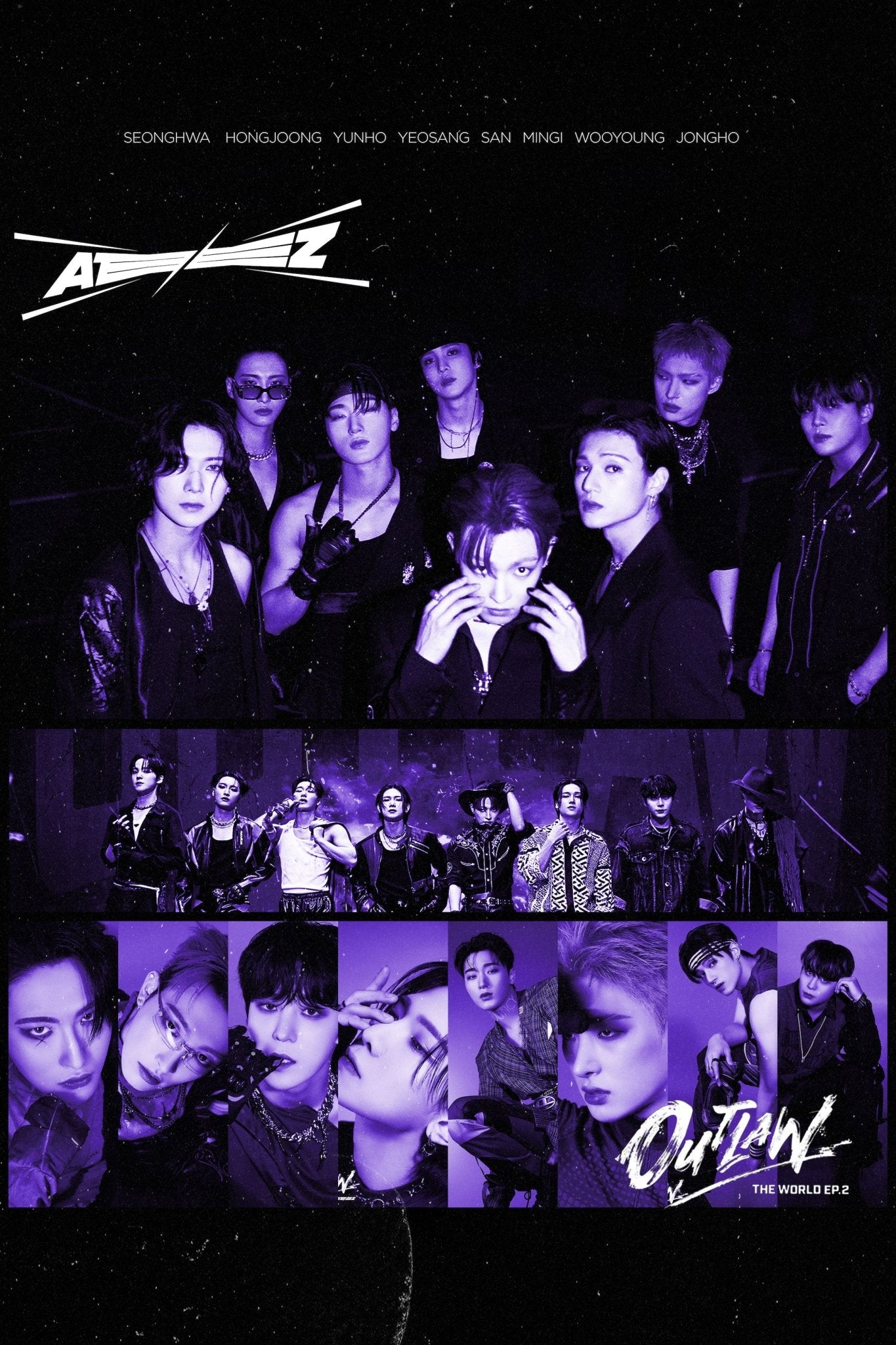 ATEEZ ‘Group Shot’ Poster
