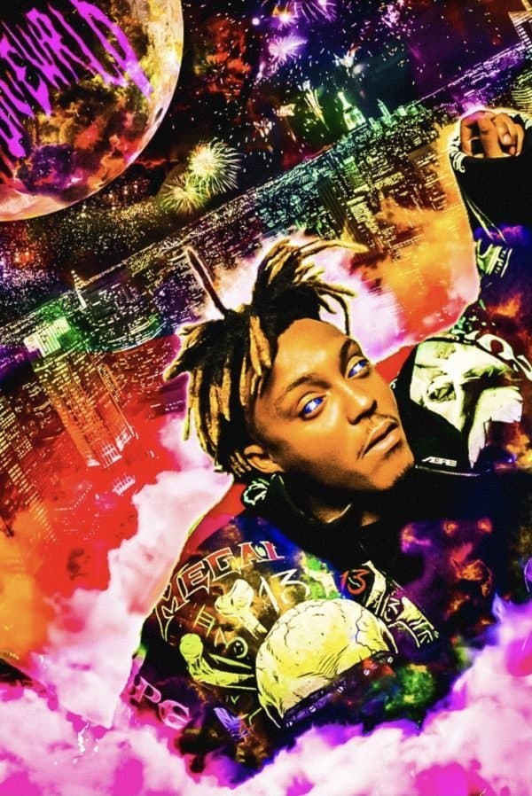 Juice Wrld 'Legends Never Die' Sky Poster