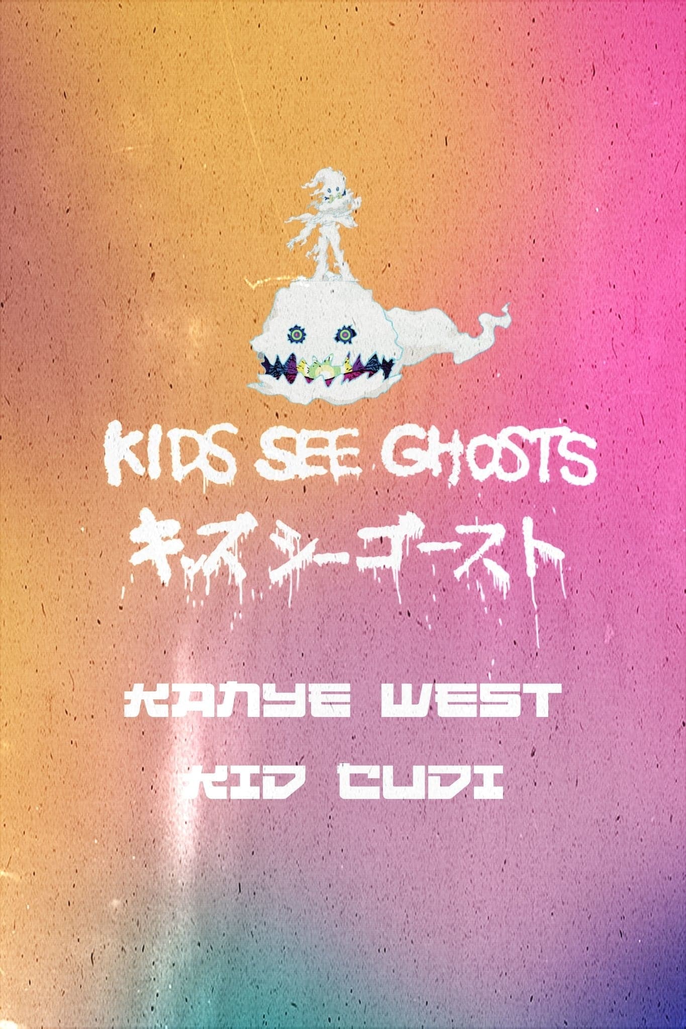 Kids See Ghosts - Kids See Ghosts, Kanye West & Kid Cudi Album Cover Poster