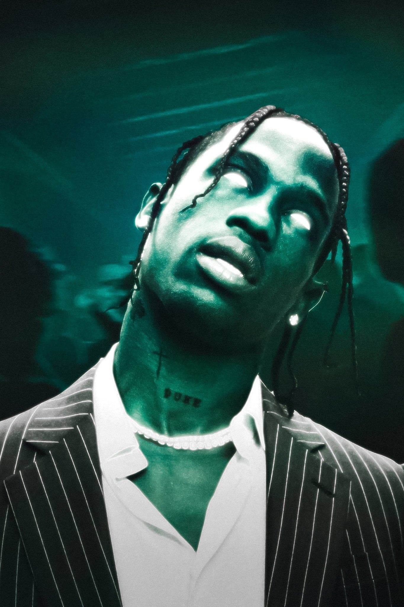 Travis Scott 'La Flame' Green Haze Poster – Posters Plug