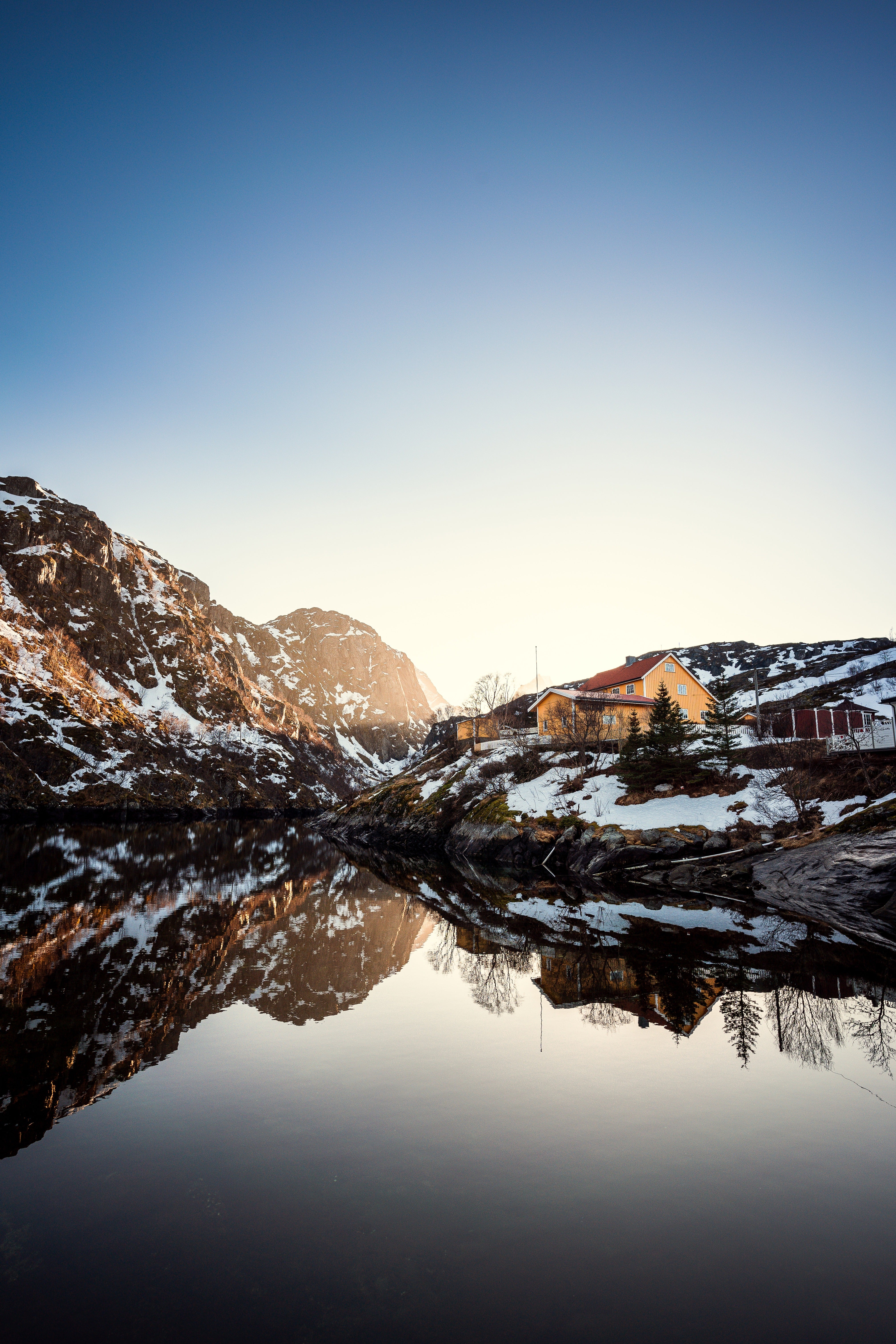 Mountain Refuge Portrait Poster