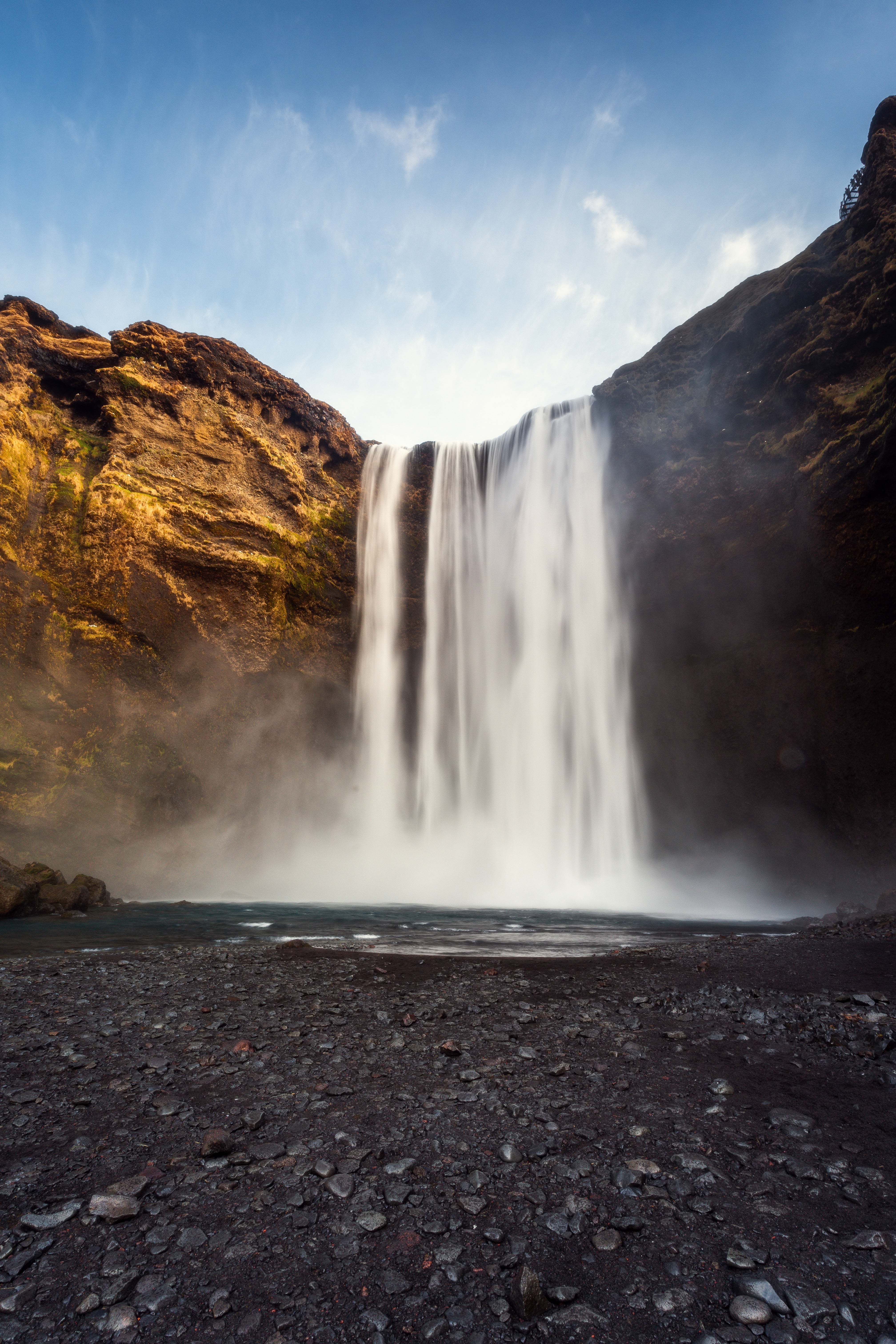 Waterfalls between  Summits Poster