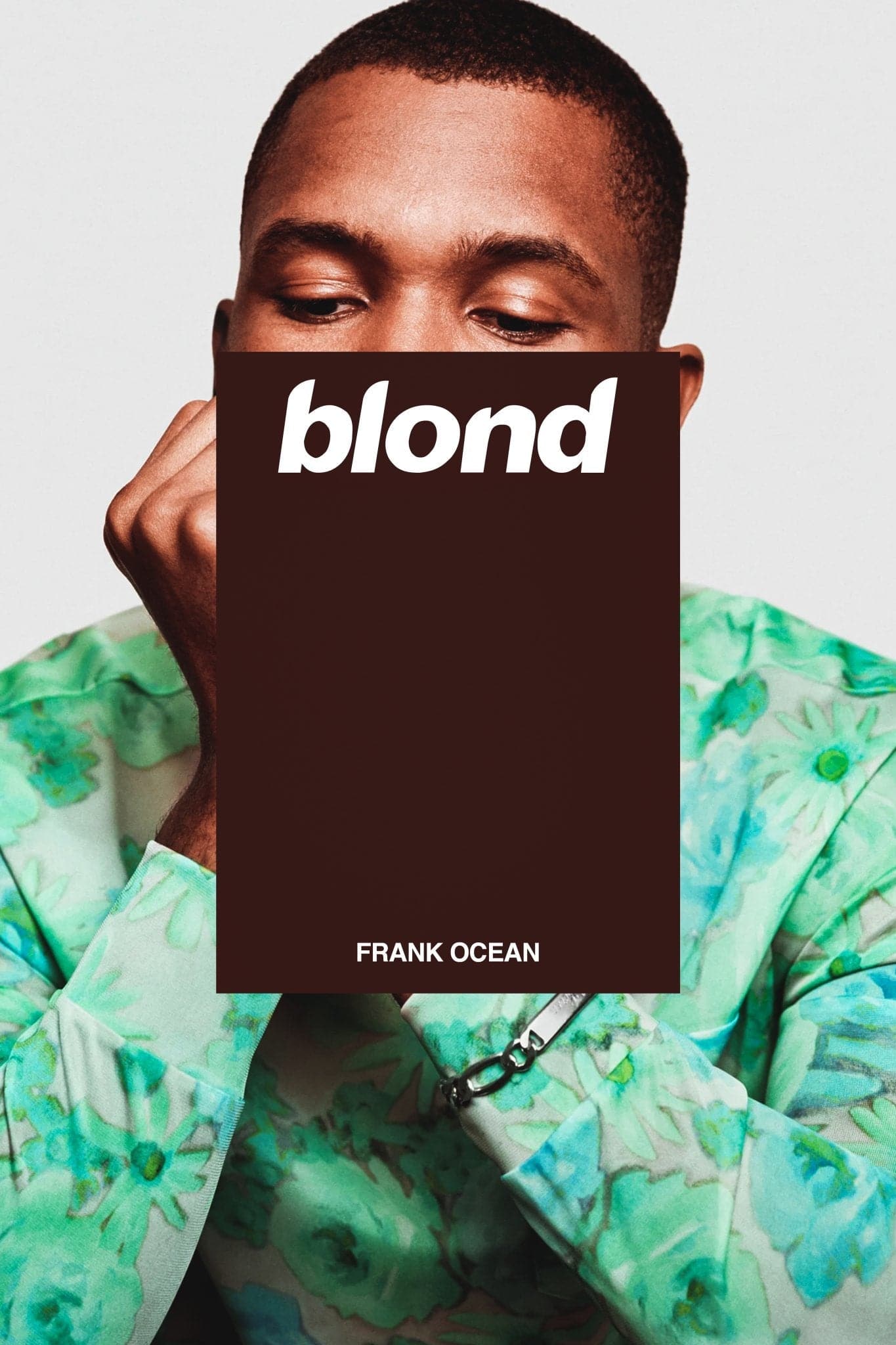 Frank Ocean 'Blonde Box' Brown Poster - Posters Plug