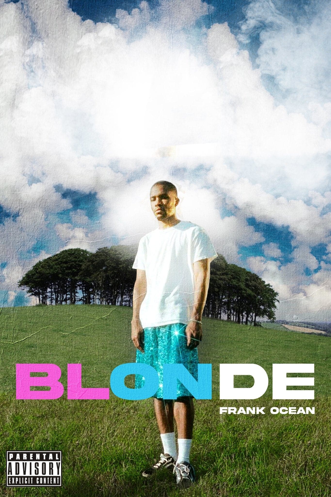 Frank Ocean ‘Blonde Canvas Style’ Poster - Posters Plug