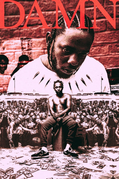 Kendrick Lamar 'Damn Pimp' Poster – Posters Plug