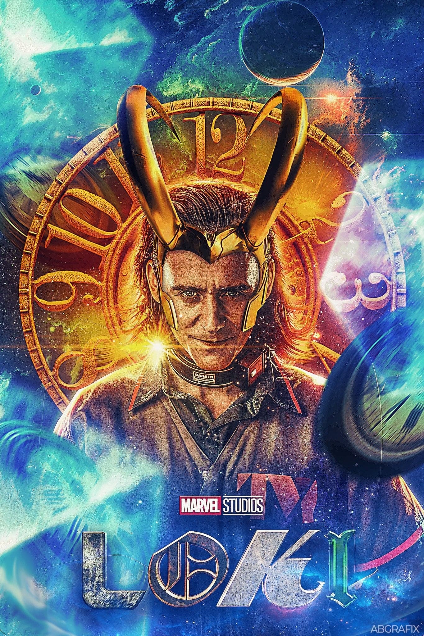 Loki ‘Space Clock’ Poster – Posters Plug