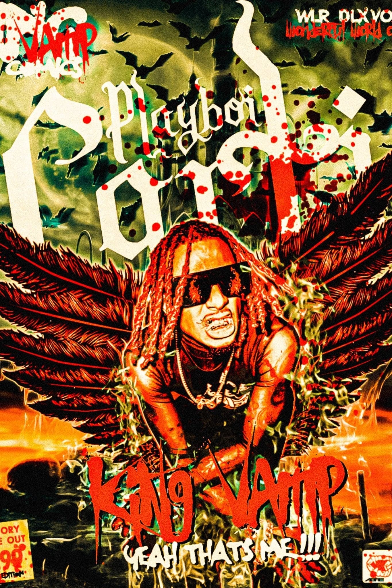 Playboi Carti ‘King Vamp’ Poster - Posters Plug