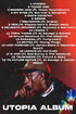 Travis Scott 'Utopia Tracklist' Poster - Posters Plug