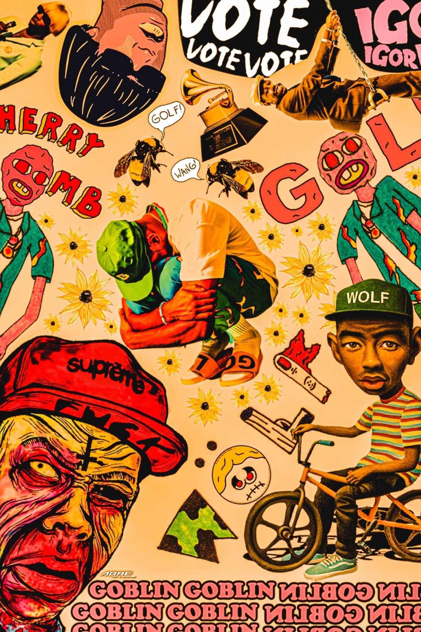 Tyler The Creator ‘Tribute Collage’ Poster - Posters Plug